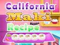 Gioco Ricetta del Maki Californiano in linea