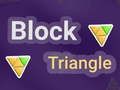 Gioco Blocco Triangolo in linea