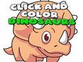 Gioco Clicca e Colora i Dinosauri in linea