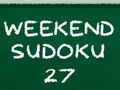 Gioco Sudoku del Weekend 27 in linea Gioco Sudoku del Weekend 27 in linea
