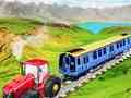 Gioco Trattore incatenato che traina treno in linea