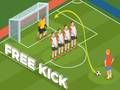 Gioco Punizione di calcio in linea