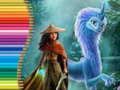 Gioco Libro da Colorare per Raya e l'Ultimo Drago in linea