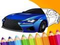 Gioco Libro da colorare di auto di lusso giapponesi in linea