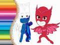 Gioco Libro da Colorare dei PJ Masks in linea Gioco Libro da Colorare dei PJ Masks in linea