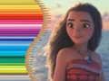 Gioco Libro da Colorare per Moana in linea Gioco Libro da Colorare per Moana in linea
