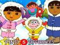 Gioco Dora Trova 5 Differenze in linea Gioco Dora Trova 5 Differenze in linea
