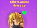 Gioco Sakora: Vestire Anime in linea