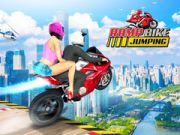 Gioco Salto con la bici dalla rampe in linea