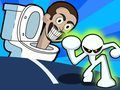 Gioco Stickman contro Toilette Skibidi in linea