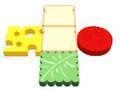 Gioco Puzzle del Piegamento dell'Hamburger in linea Gioco Puzzle del Piegamento dell'Hamburger in linea