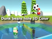 Gioco Dunk di fagioli nel foro 3D colorato in linea Gioco Dunk di fagioli nel foro 3D colorato in linea