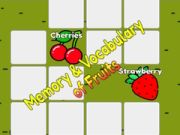 Gioco Memoria e Vocabolario della Frutta in linea