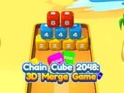 Gioco Cubo Catena 2048: Gioco di Fusione 3D in linea