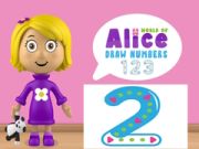 Gioco Mondo di Alice: Disegna Numeri in linea Gioco Mondo di Alice: Disegna Numeri in linea