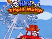 Gioco Abbinamento Triplo Esagonale in linea