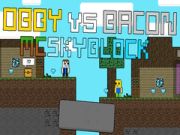 Gioco Obby contro Bacon: MCSkyblock in linea