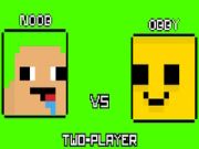 Gioco Noob contro Obby Due Giocatori in linea