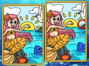 Gioco Sirene Trova le Differenze in linea