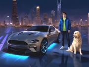 Gioco Guidatore di Mustang in Città in linea