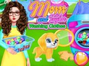 Gioco Mamma e Taylor Lavano i Vestiti in linea