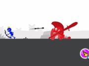 Gioco Rosso e Blu - Puzzles del Cacciatore di Stickman in linea Gioco Rosso e Blu - Puzzles del Cacciatore di Stickman in linea