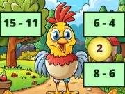 Gioco Sottrazione: Scopri l'Immagine dell'Uccello in linea Gioco Sottrazione: Scopri l'Immagine dell'Uccello in linea