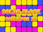 Gioco Crollo dei Blocchi Colorati 24 in linea