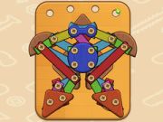 Gioco Puzzle di Legno e Viti in linea