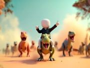 Gioco Stickman: Arena dei Dinosauri in linea