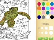Gioco Libro da colorare di animali marini in linea