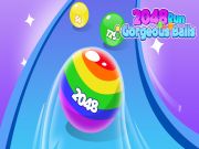 Gioco 2048 esegui splendidi palline in linea