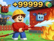 Gioco Obby: lavorare come pompiere in linea