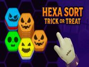 Gioco Trucco o scherzetto di ordinamento hexa in linea