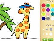 Gioco Libro da colorare di animali facili per bambini in linea