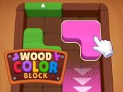 Gioco Blocco di colore in legno in linea