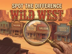 Gioco Trova la differenza nel selvaggio West in linea