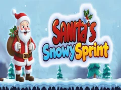 Gioco Sprint innevato di Babbo Natale in linea