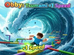 Gioco Obby: Tsunami +1 velocità in linea