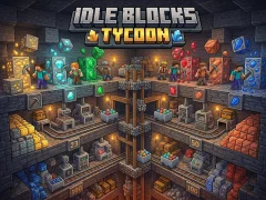Gioco Tycoon dei blocchi inattivi in linea