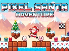 Gioco Avventura di Babbo Natale Pixel in linea