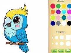 Gioco Libro da colorare di animali kawaii in linea