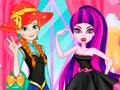 Gioco Principessa contro Ragazza Mostro in linea