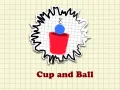Gioco Tazza e palla in linea Gioco Tazza e palla in linea