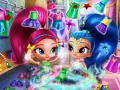 Gioco Pulizia dell'Armadio di Shimmer e Shine in linea Gioco Pulizia dell'Armadio di Shimmer e Shine in linea