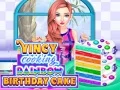 Gioco Vincy Cucinare Torta Arcobaleno di Compleanno in linea Gioco Vincy Cucinare Torta Arcobaleno di Compleanno in linea