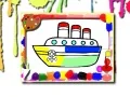 Gioco Libro da Colorare Barche in linea