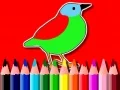 Gioco Tornare a scuola: Libro da Colorare Uccelli in linea