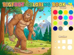 Gioco Libro da colorare del Bigfoot in linea