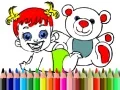 Gioco Torna a scuola: Colorazione delle bambole in linea Gioco Torna a scuola: Colorazione delle bambole in linea